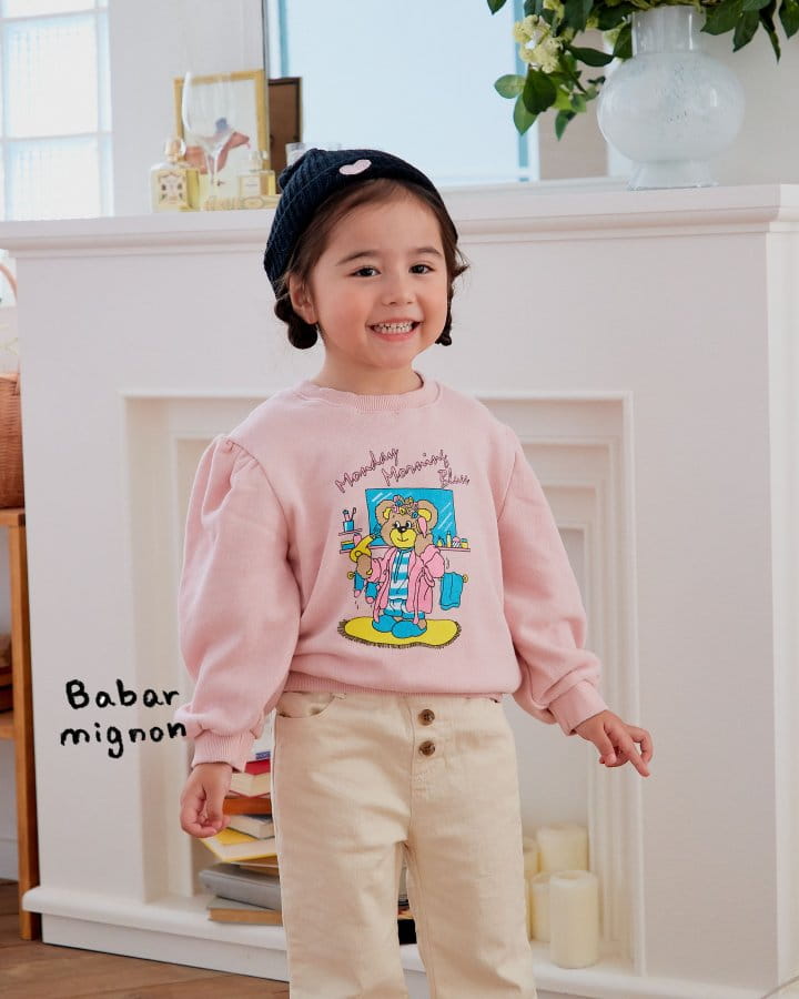 Babar Mignon - Korean Children Fashion - #todddlerfashion - Morning Puff Sweatshirt - 12