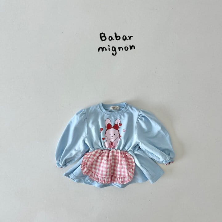 Babar Mignon - Korean Children Fashion - #todddlerfashion - Apron Sweatshirt - 9