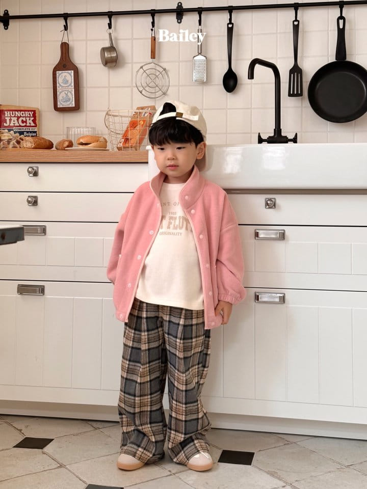 Bailey - Korean Children Fashion - #kidsshorts - Check Slacks - 9