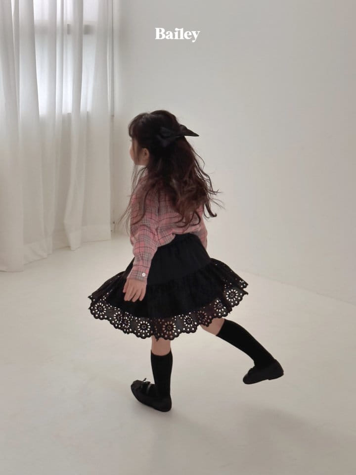 Bailey - Korean Children Fashion - #kidzfashiontrend - Lace Skirt - 9