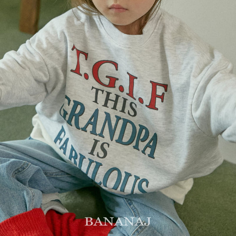 Banana J - Korean Children Fashion - #kidzfashiontrend - Grandpa Sweatshirt - 7