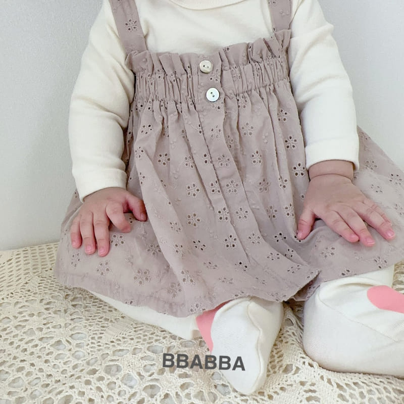 Bbabba - Korean Baby Fashion - #babyclothing - Punching Lace one-piece - 9