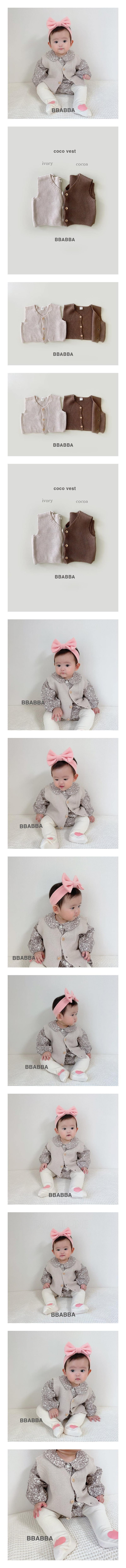 Bbabba - Korean Baby Fashion - #babyfashion - Coco Knit Vest