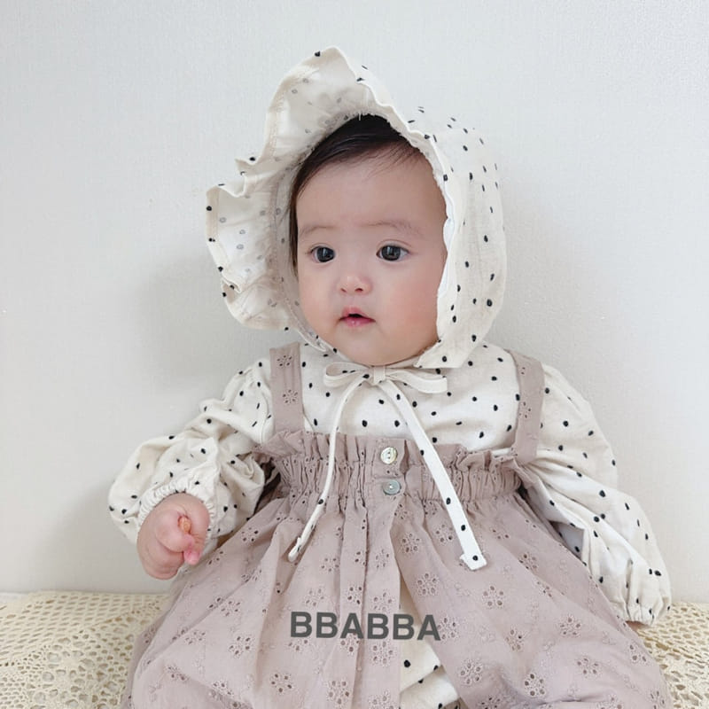 Bbabba - Korean Baby Fashion - #babyfever - Punching Lace one-piece - 11