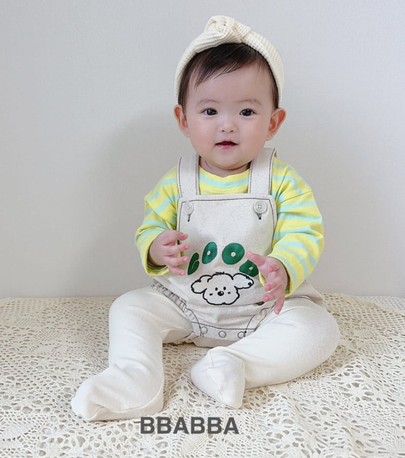 Bbabba - Korean Baby Fashion - #babygirlfashion - Good Puppy Dungarees - 11