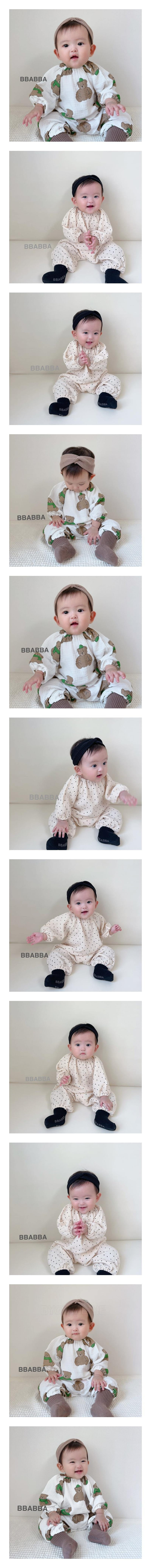 Bbabba - Korean Baby Fashion - #babyoninstagram - Long Bodysuit