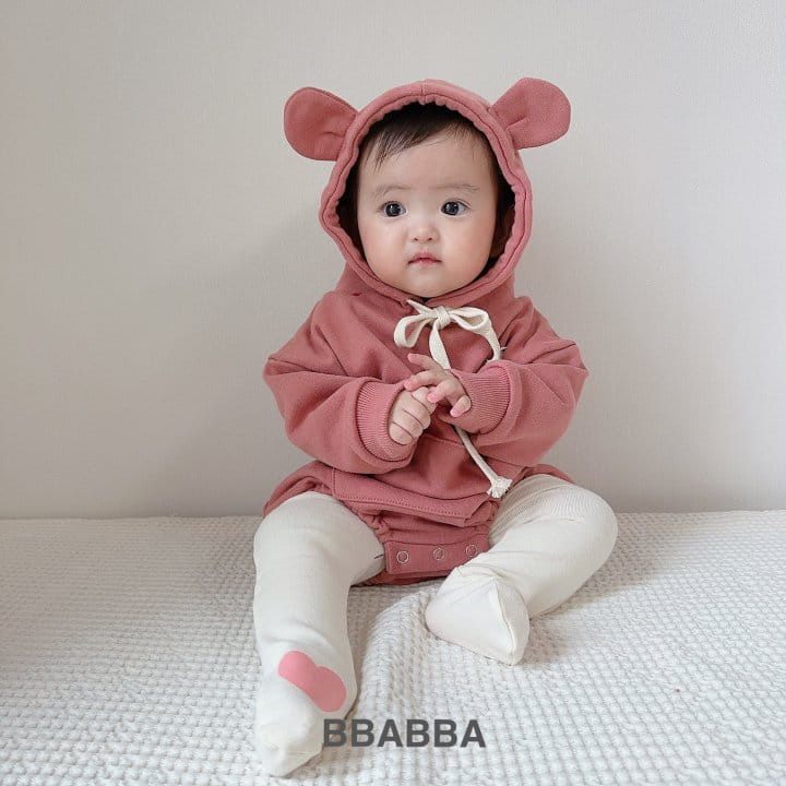 Bbabba - Korean Baby Fashion - #babyoninstagram - Daldal Bear Bodysuit - 4