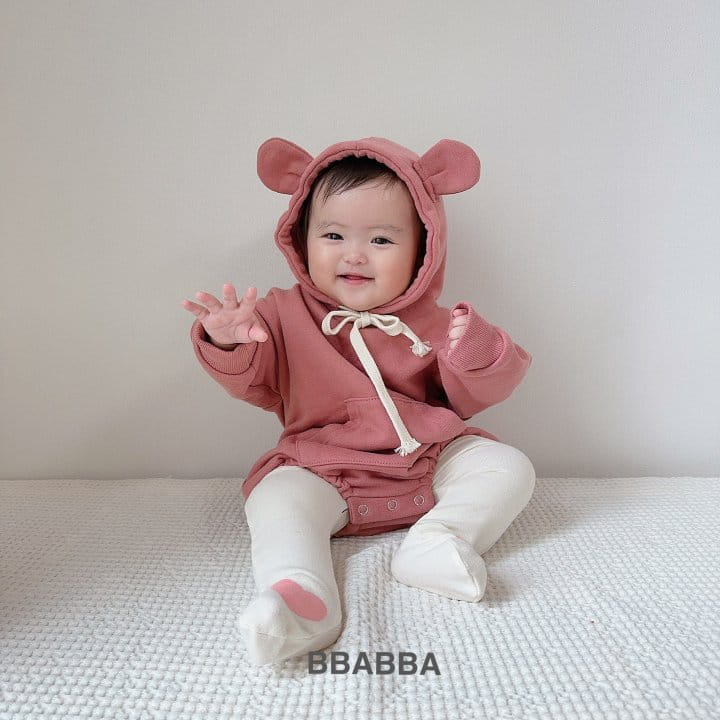 Bbabba - Korean Baby Fashion - #babyoutfit - Daldal Bear Bodysuit - 6