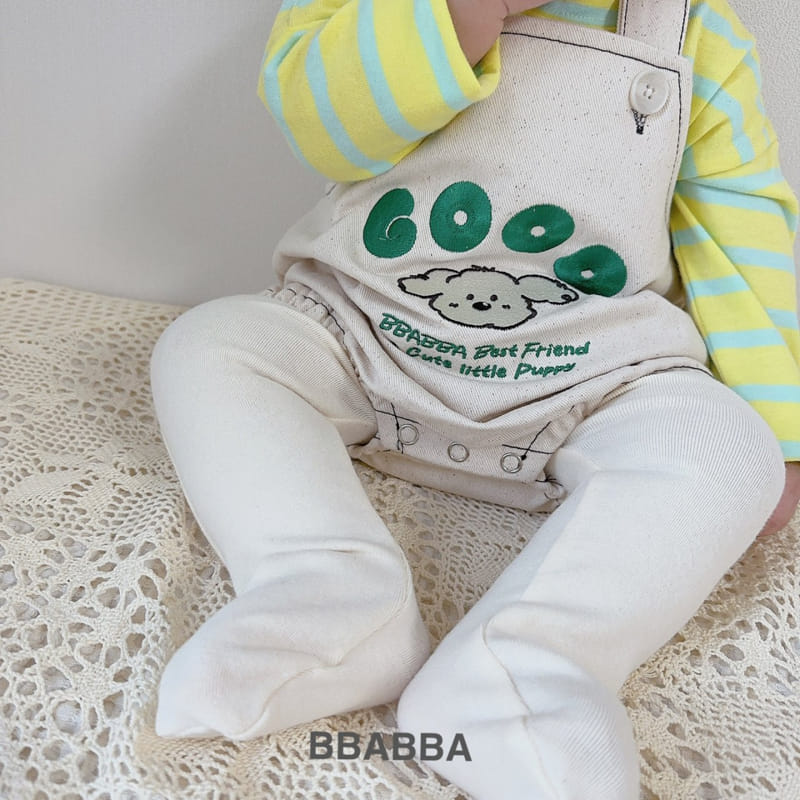 Bbabba - Korean Baby Fashion - #babywear - Good Puppy Dungarees - 2