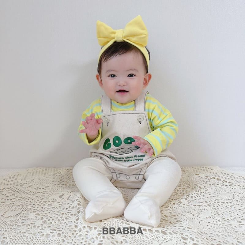 Bbabba - Korean Baby Fashion - #onlinebabyboutique - Good Puppy Dungarees - 4