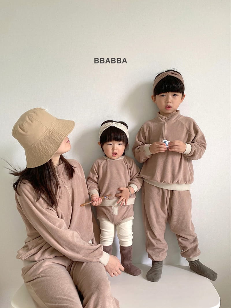 Bbabba - Korean Children Fashion - #childofig - Terry Top Bottom Set - 7