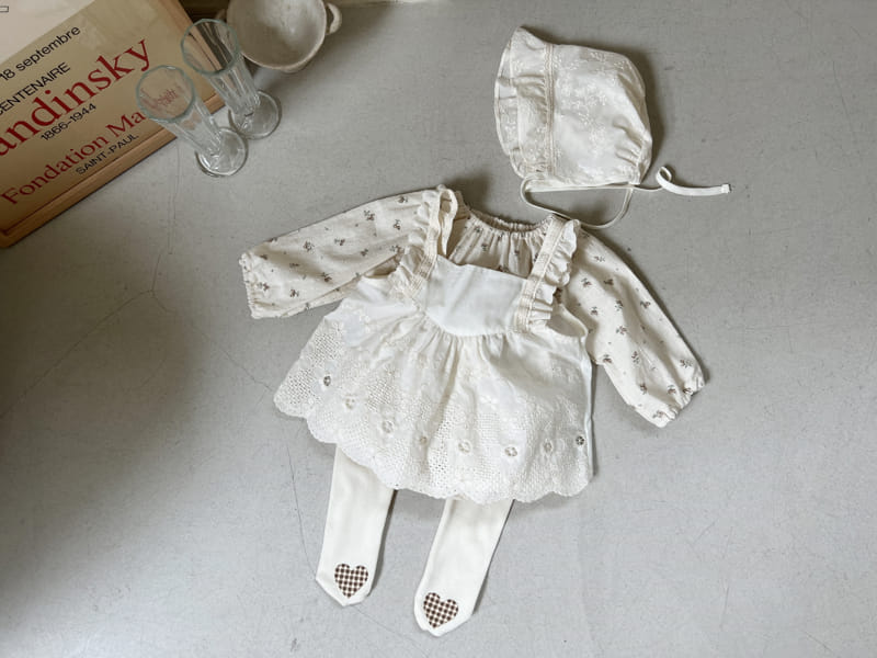 Bebe Nine - Korean Baby Fashion - #babyboutique - Harmony Shirring Bodysuit - 12