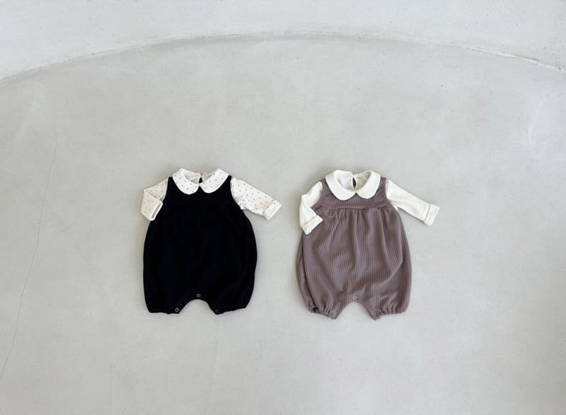 Bebe Nine - Korean Baby Fashion - #babyboutiqueclothing - Wefers Rib Bodysuit - 2