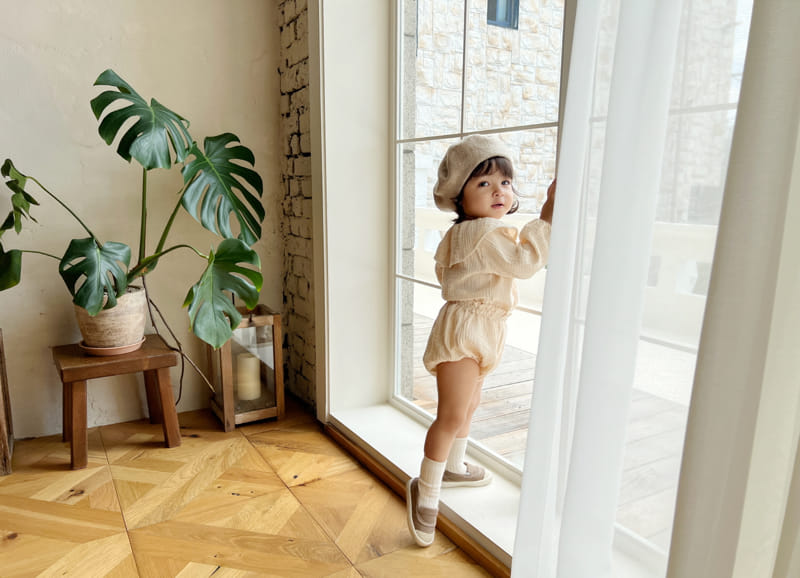 Bebe Nine - Korean Baby Fashion - #babyoninstagram - Yom Top Bottom Set - 7