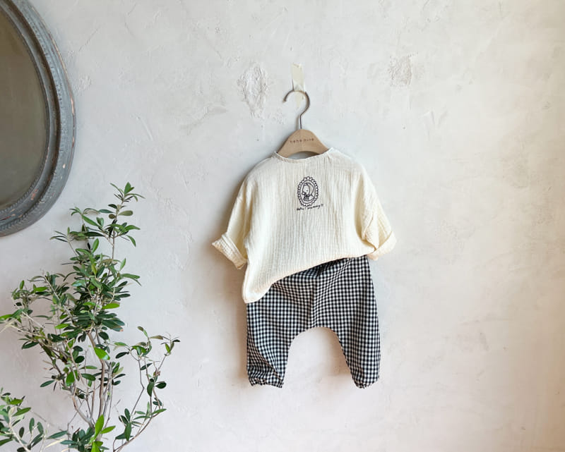 Bebe Nine - Korean Baby Fashion - #babyoninstagram - Quak Top Bottom Set - 3