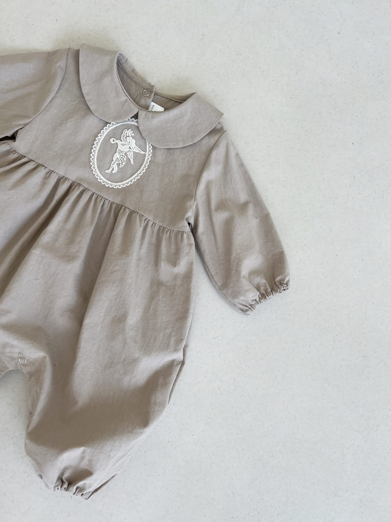 Bebe Nine - Korean Baby Fashion - #babyoninstagram - Angel Collar Overalls