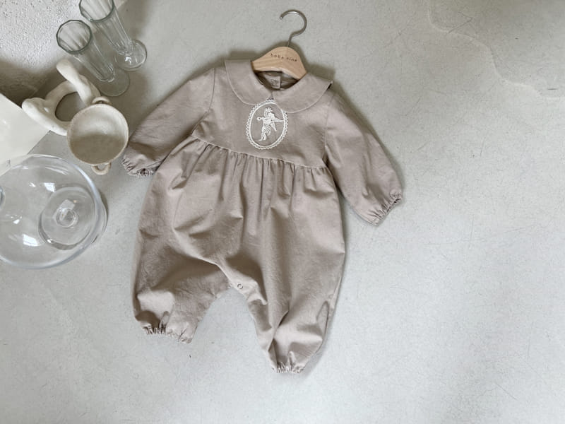 Bebe Nine - Korean Baby Fashion - #babyootd - Angel Collar Overalls - 2