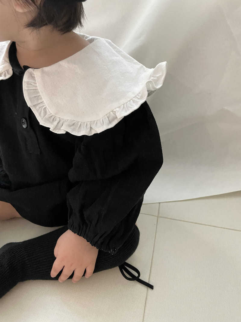 Bebe Nine - Korean Baby Fashion - #babyootd - Made Frill Bodysuit