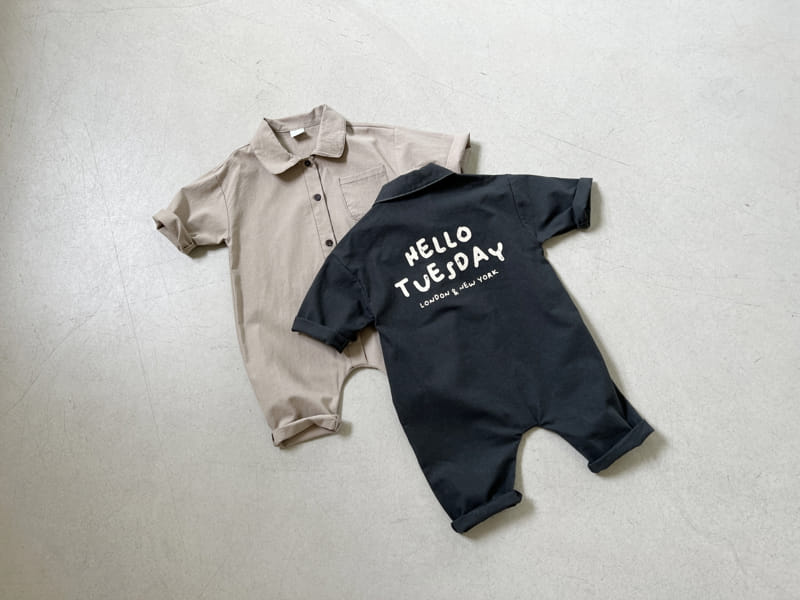 Bebe Nine - Korean Baby Fashion - #babyootd - Hello Jumpsuit - 4