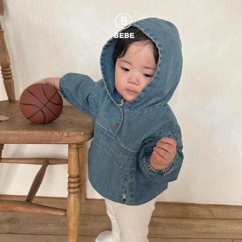 Bella Bambina - Korean Baby Fashion - #babyboutiqueclothing - B Denim Hoody Znorak - 4