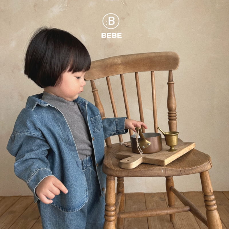 Bella Bambina - Korean Baby Fashion - #babygirlfashion - B Bard Denim Shirt