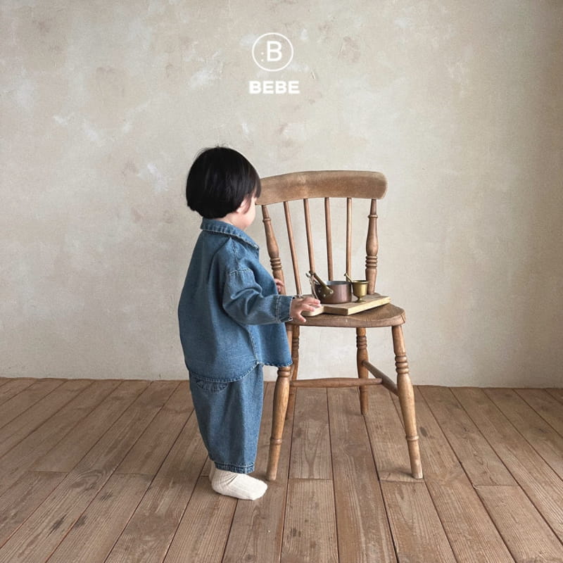 Bella Bambina - Korean Baby Fashion - #babyoninstagram - B Bard Denim Shirt - 4