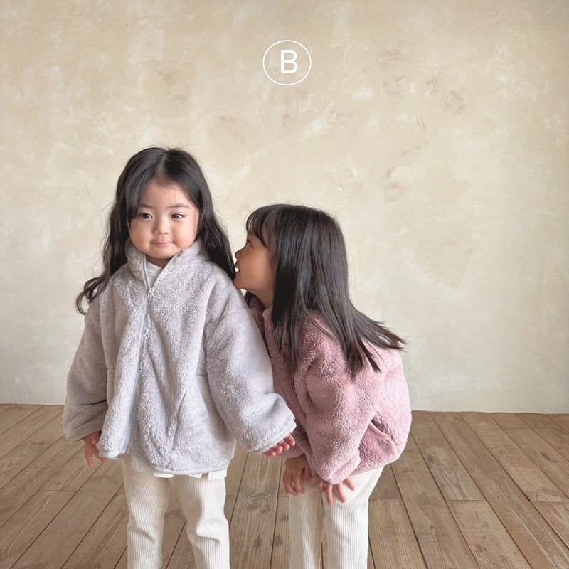 Bella Bambina - Korean Baby Fashion - #babyootd - B Fleece Jacket - 7