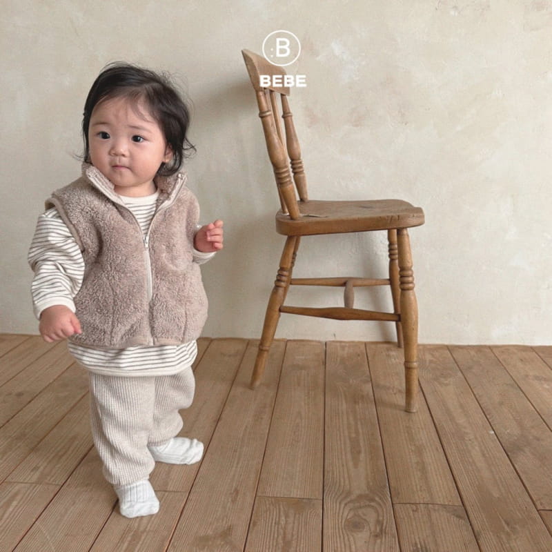 Bella Bambina - Korean Baby Fashion - #babyoutfit - B Nudy Waffle Pants - 4