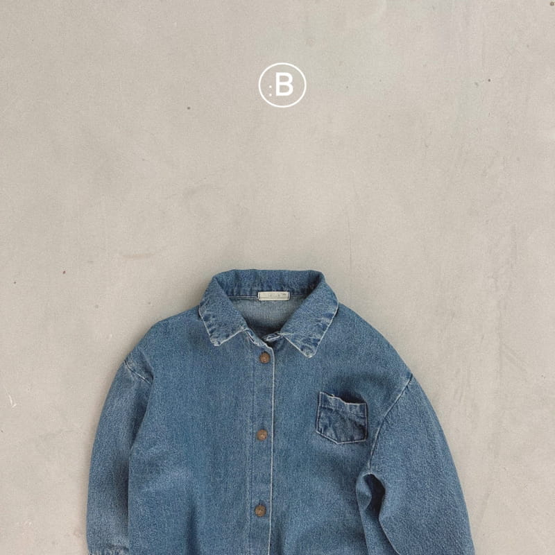 Bella Bambina - Korean Baby Fashion - #onlinebabyshop - B Bard Denim Shirt - 9