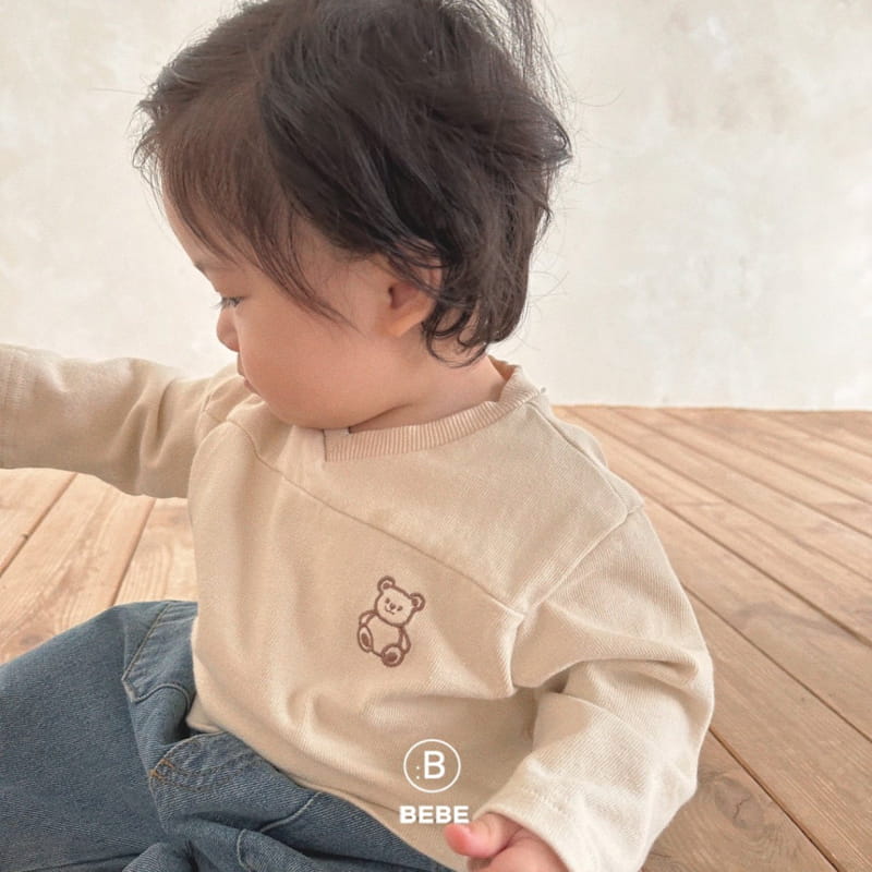 Bella Bambina - Korean Baby Fashion - #onlinebabyshop - B V Neck Bear Tee - 8