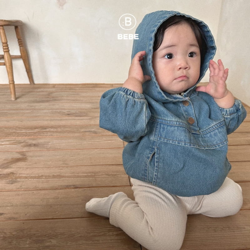 Bella Bambina - Korean Baby Fashion - #smilingbaby - B Denim Hoody Znorak