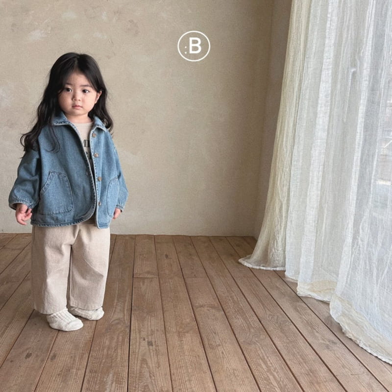 Bella Bambina - Korean Children Fashion - #Kfashion4kids - Yoco Piping Denim Jacket - 3