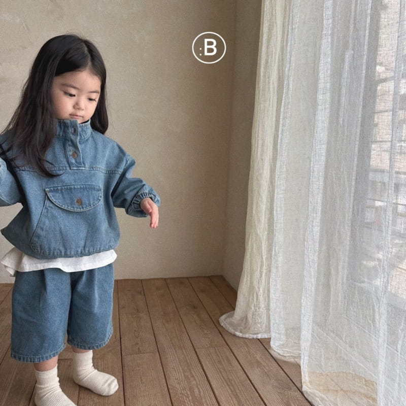 Bella Bambina - Korean Children Fashion - #childofig - Circle Denim Anorak