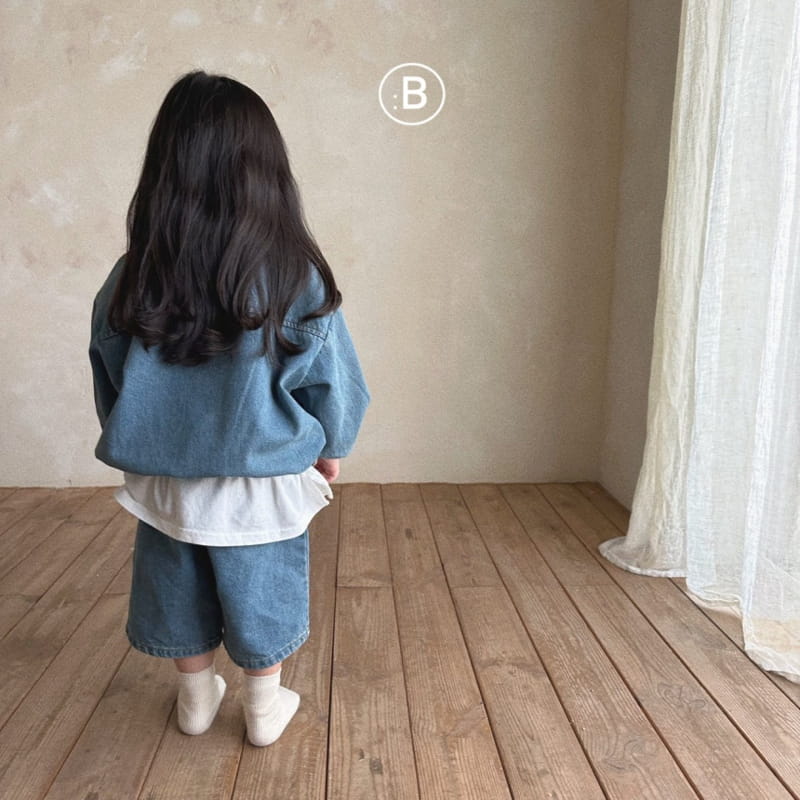 Bella Bambina - Korean Children Fashion - #childrensboutique - Circle Denim Anorak - 3