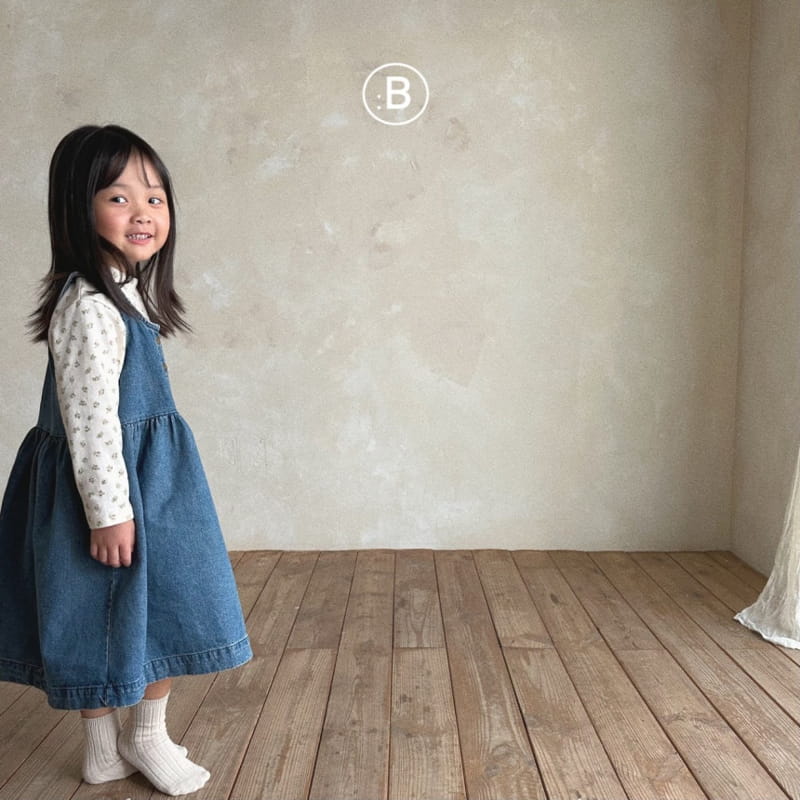 Bella Bambina - Korean Children Fashion - #designkidswear - Coi Denim One-piece - 3