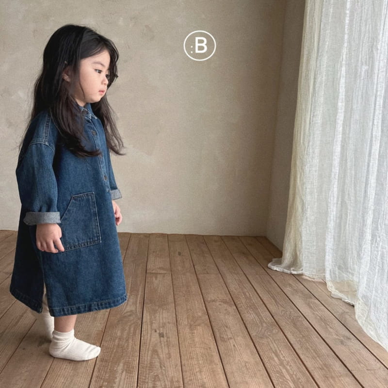 Bella Bambina - Korean Children Fashion - #designkidswear - Dem Long One-piece - 2