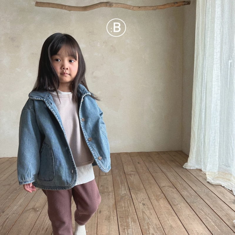 Bella Bambina - Korean Children Fashion - #designkidswear - Yoco Piping Denim Jacket - 11