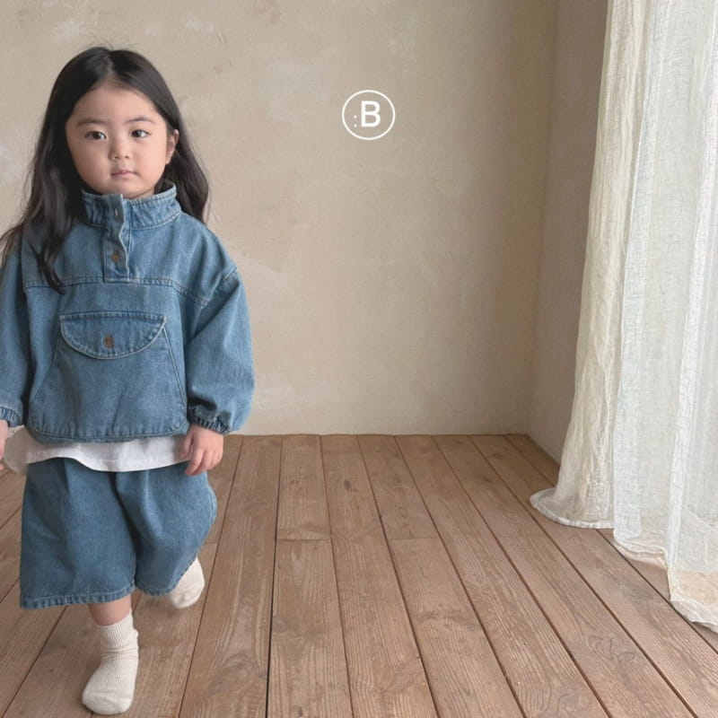 Bella Bambina - Korean Children Fashion - #childrensboutique - Circle Denim Anorak - 4