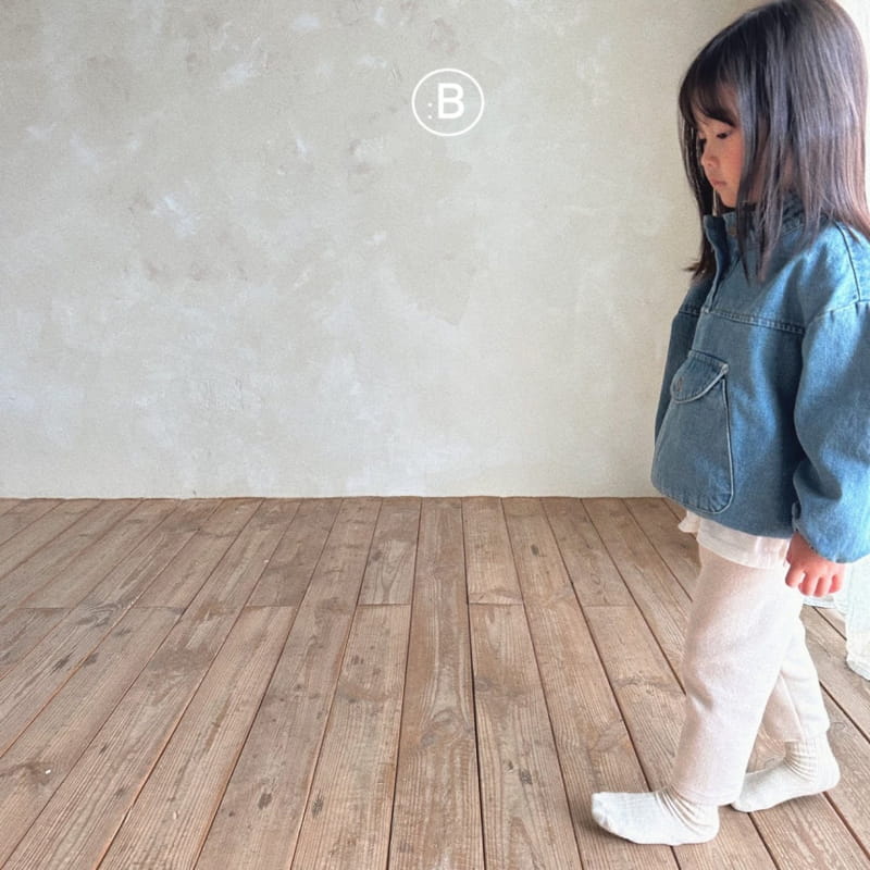 Bella Bambina - Korean Children Fashion - #fashionkids - Circle Denim Anorak - 6