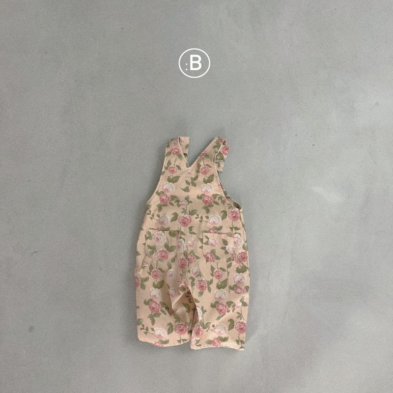 Bella Bambina - Korean Children Fashion - #fashionkids - Hush Flower Dungarees Pants - 3