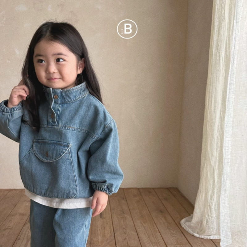 Bella Bambina - Korean Children Fashion - #kidsshorts - Circle Denim Anorak - 7