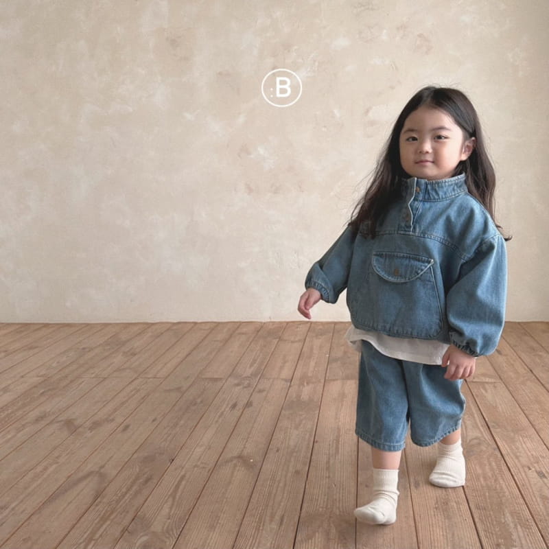 Bella Bambina - Korean Children Fashion - #kidsstore - Circle Denim Anorak - 8