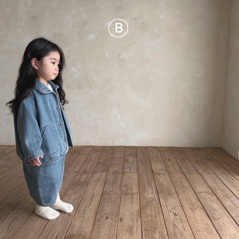 Bella Bambina - Korean Children Fashion - #kidzfashiontrend - Yoco Piping Denim Jacket - 2