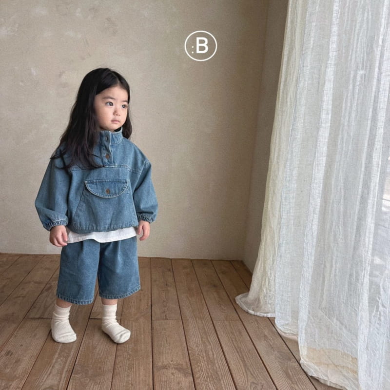 Bella Bambina - Korean Children Fashion - #littlefashionista - Circle Denim Anorak - 11