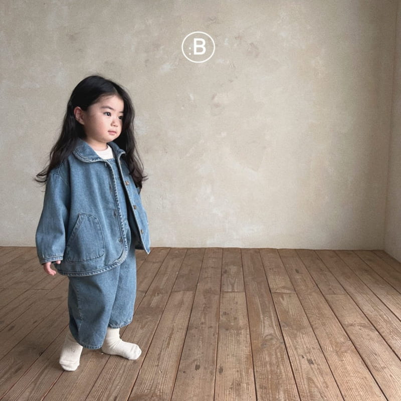 Bella Bambina - Korean Children Fashion - #magicofchildhood - Yoco Piping Denim Jacket - 5