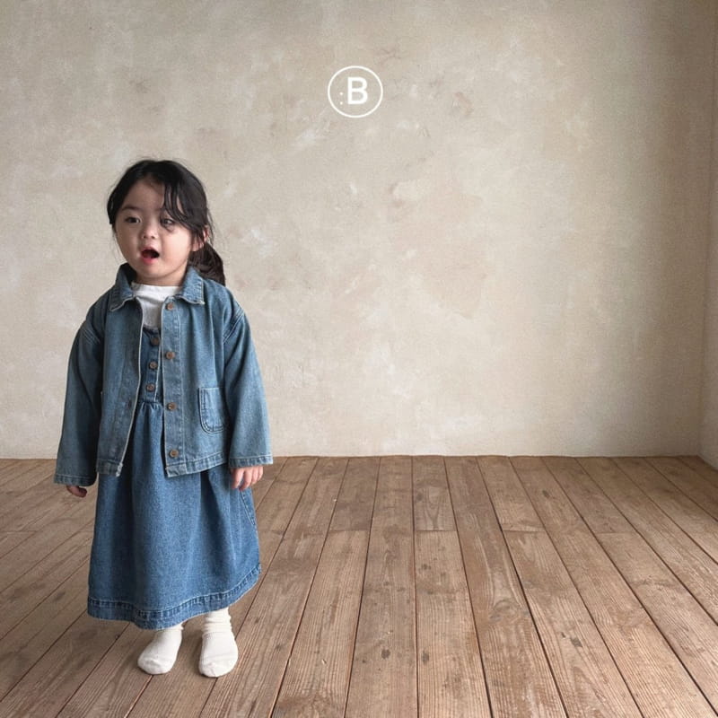 Bella Bambina - Korean Children Fashion - #prettylittlegirls - Rare Half Denim Jacket - 3