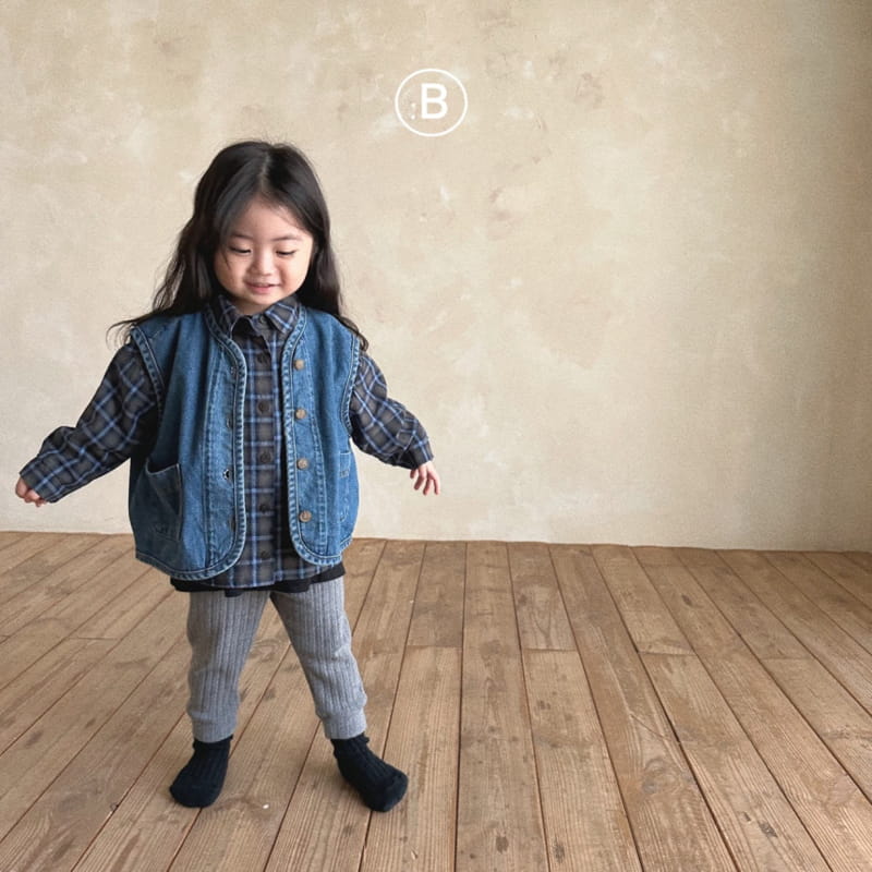 Bella Bambina - Korean Children Fashion - #prettylittlegirls - Crumble Shirt Check - 3