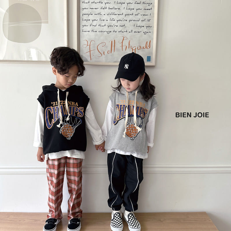 Bien Joie - Korean Children Fashion - #fashionkids - Champ Hoody Vest - 2