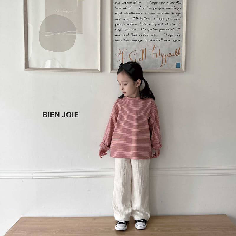 Bien Joie - Korean Children Fashion - #minifashionista - Cooming Stripes Tee - 7