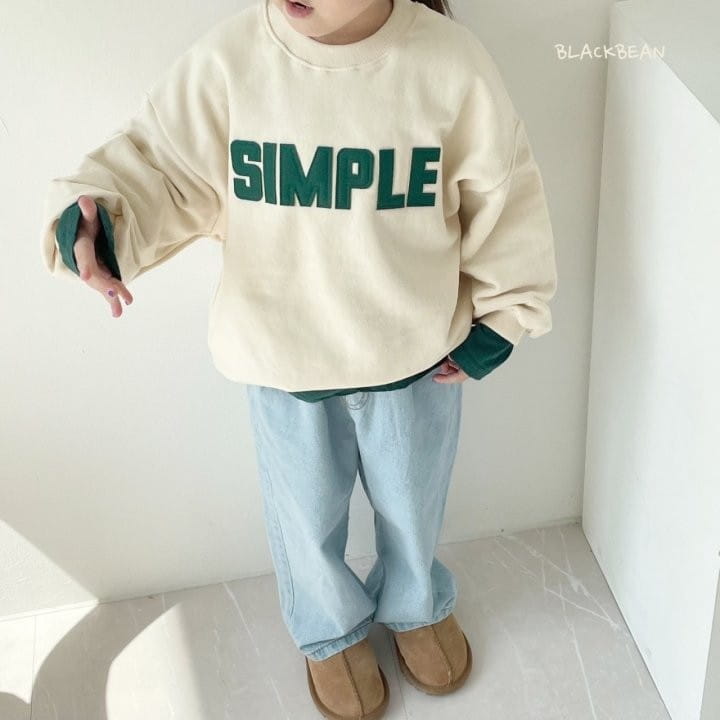 Black Bean - Korean Children Fashion - #Kfashion4kids - Simple Sweatshirt - 5